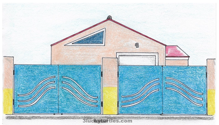Image for post Illustration of a house with two gates.
