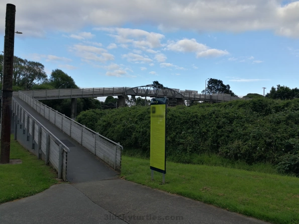 A pedestrian bridge. Image for post A pedestrian bridge.