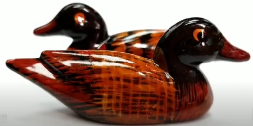 Mandarin ducks chopstick rests. Image for post Mandarin ducks chopstick rests.