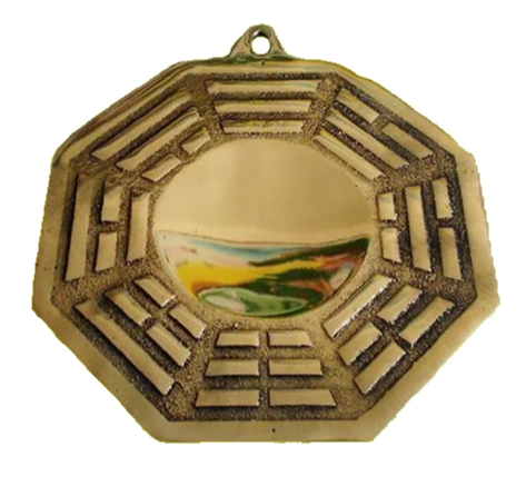 A Bagua with a mirror. Image for post A Bagua with a mirror.