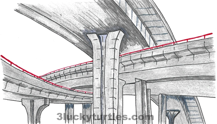 Image for post An illustration of a highway overpass.