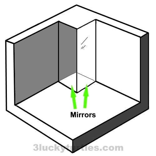 Mirrors on the sharp corner of the house. Image for post Mirrors on the sharp corner of the house.